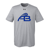 AB LAX UA Short Sleeve (Youth and Adult) (Grey and Royal)