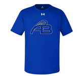 AB LAX UA Short Sleeve (Youth and Adult) (Grey and Royal)