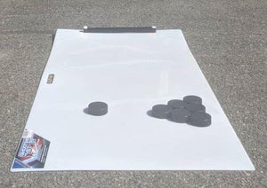 Shooting Star 60"x30" Ice Hockey Shooting Pad with Rebounder