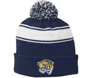 Littleton Bromfield Stripe Pom Hat